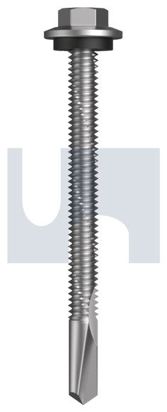SCREW NO 5 PNT ( S500) HEX SEAL C4 12-24 X 65 BASALT 